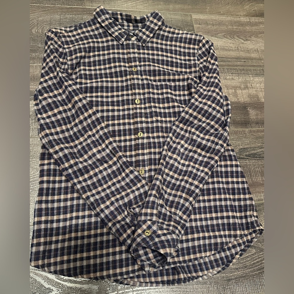 Current/Elliott Plaid Button Down Top - image 1